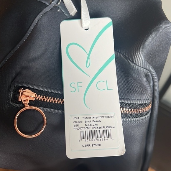 NWT San Francisco City Lights Morgan Printed Zip Pocket Pants Size Medium - Picture 5 of 10